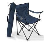 Prakal Fishing Chair, Folding Chair, Camping Chair, Folding Chair with armrest and Cup Holder, Practically Robust Camping Chair Foldable, Armrest with Cupholder Picnic Outdoor