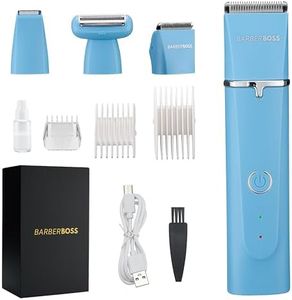 BarberBoss Barba recortador de los hombres, los hombres de corte de pelo, kits de aseo para hombres, los hombres de corte de pelo, máquinas de cortar para los hombres de corte de pelo QR-6053