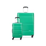 United Colors of Benetton Now Hardside Luggage with Spinner Wheels, Green, Checked-Large 27 Inch, Now! Hardside Luggage with Spinner Wheels