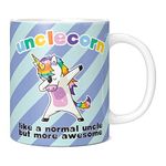 Mug Monster - Unclecorn Funny Novelty Mug, Uncle Gift, Birthday Gift Idea for Uncle - Ceramic Coffee Mug/Cup, Gift for Men or Women, Extra Large and Giant Mug Available, 11oz White Mug