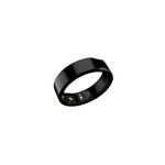 FITTR HART Smart Fitness Tracker Ring - Smart Ring - Real-time Heart Rate and Blood Oxygen, Body Recovery, etc - Upto 8 Days Battery Water Resistant (30 mtr) (8, Black)