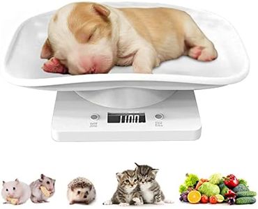 Reptiles Weight Scale,Small Animal Scale with Precision Grams,Multi-Function LED Display Pet Weight Scale(Max. 33 lbs),for Weighing Puppy/Kitten/Ferret/Guinea Pig/Tortoises/Food