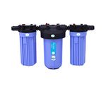 Pureau 2H Water Softener Alternative Whole House Filter| Salt-free| Comprehensive Health Filtration-|Targets Chlorine & Fluoride Removal |Scale Control & Reduction| Eco-Friendly Solution| 1-4 Bathroom