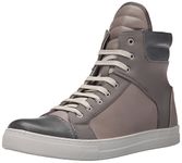 Kenneth Cole New York Men's Double Header Fashion Sneaker, Grey/Multi, 5 UK