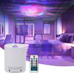 CAIYUE Star Projector Galaxy Projector, Exquisite Nebula Night Light Projector, Ocean Wave Galaxy Light with Remote Control,with Adjustable Speed and Brightness,for Kids, Adults, Bedroom,Party