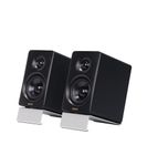 Edifier M60 Compact Desktop Speakers 2.0: Bluetooth 5.3, 66W RMS, Hi-Res Wireless Audio, LDAC, 3” Mid Bass & 1” Tweeter, USB-C/AUX Inputs, Multimedia Speaker with Stands for PC Gaming & Music – Black