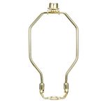 Sourcingmap Lamp Harp Finial Holder Set 7 inch Polished Brass for Table and Floor Lamps