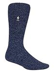 HEAT HOLDERS - Mens & Womens 2.3 Tog Original Thermal Socks | 3 Sizes | Thick Warm Fluffy Insulated Socks for Winter | Ideal for Raynauds (6-11, Denim)