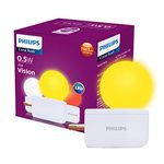 PHILIPS 0.5W LED Yellow Bulb, Pack of 1 (Joy Vision, B22D)