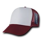 Decky Two Tone Trucker Cap, Cardinal