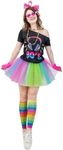 KalcyKizz 80s Costumes for Women Ou