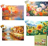 4 Packs 36 Piece Large Jigsaw Puzzl