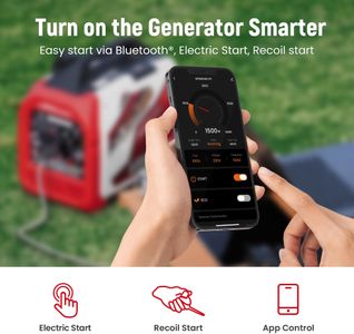 maXpeedingrods 3500W Dual Fuel Generator – Portable Gas & LPG Power