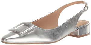 CL by Chinese Laundry Women's Sweetie Ballet Flat, Silver, 7 UK