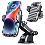 VANMASS 【65+LBS Strongest Suction & Military-Grade 2024 Ultimate Car Phone Mount 【Patent & Safety Certs】 Cell Phone Holder Truck Stand for Dashboard Windshield Vent for iPhone 15 Pro Max 14 Samsung