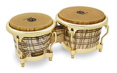 LP Latin Percussion Giovanni Galaxy Wood Bongo Gold Hardware LP793X