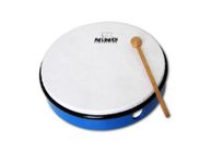 Nino Percussion Abs 10 Inch Pretuned Frame Hand Drum (Blue)