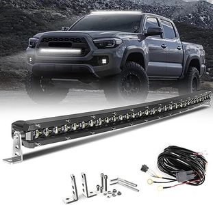 CO LIGHT 32 inch Curved Single Row LED Light Bar | 6D Projector Lens | Spot & Flood Combo Beam | Slim Driving Light | IP68 Waterproof with Wiring Harness | Ideal for Off-Road, Trucks, ATV, UTV, Marine