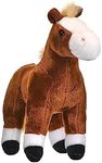 Wild Republic 16994 Cuddlekins Standing Brown Horse Cuddly Soft toys, 30 cm