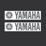 ISEE 360® Bike Sticker Compatible with Yamaha Logo Ray z Sticker Kit and Vinyl Decal Bike Stickers for Suspension Stem L x H 13 x 2.9 cms (Grey)