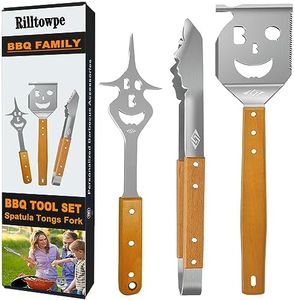 BBQ Tools Set, Extra Long BBQ Accessories, Outdoor BBQ Grill Accessories, Best BBQ Gifts for Unique Men