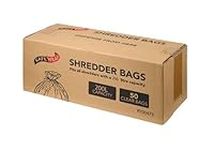 Safe Wrap Shredder Bags, 200L Capacity | Pack of 50 | Durable, High-Density Polythene | Handy Dispenser Box