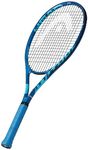 HEAD Metallix Attitude Elite Blue Tennis Racket - Pre-Strung Adult Tennis Racquet Lightweight - Midplus Headsize for Blend of Power and Control