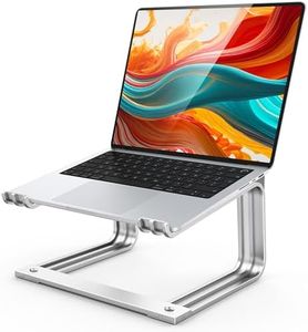 Glangeh Desmontable Premium Soporte Portatil Mesa- Elevador Portatil de Aluminio Duradero, Ergonómico Laptop Stand con Función de Enfriamiento, Compatible con MacBook Air, Pro (10-16")