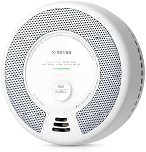 X-Sense Smoke Detector Carbon Monoxide Alarm Combo 10-Year Battery, UL 217 & UL 2034 Certified, Model SC06, 1-Pack