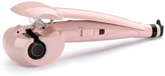 BaByliss Rose Blush Curl Secret Car Curler, Automatic Curling Iron with 2 Temperature Levels, Pink, 10.1 x 3.3 cm, 2664PRE