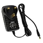 HQRP 9V AC Power Adapter compatible with Casio LK-200S LK200S LK-35 LK35 MA-170 MA170 MT-205 MT205 MT-35 MT35 MT-640 MT640 WK-110 WK110 WK-200 WK200, Mains Adaptor Power Supply Cord