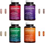Juice Plus+ Fruit, Vegetable, Berry & Omega Blend Capsules - 4 Bottles