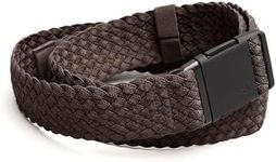 Arcade The Futureweave Unisex Vapor Belt, 4 Way Stretch Webbing, Non-Metal Travel Friendly Buckle, Brown - A2 Buckle