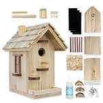 SparkJump Premium Wooden Bird House