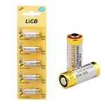 LiCB A23 23A 12V Alkaline Battery （Pack of 5）