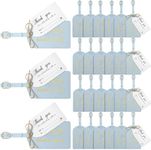 Sweetude 48Set Leather Luggage Tag 