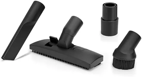 Shop-Vac 3-PC Nozzle Kit with Adapter, 1-7/8 Inch Diameter for Wet/Dry Vacuum, Includes Dual Surface Floor Nozzle, Crevice Tool, Round Brush and Adapter