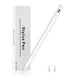 Stylus Pen for iPad with Palm Rejection& Fast Charge, for Apple Pencil Compatible with (2018-2023) iPad Pro (11/12.9 Inch),iPad Air 3/4/5,iPad10/9/8/7/6, iPad Mini 5/6