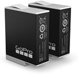 GoPro Enduro Rechargeable Battery 2-Pack (HERO12 Black/HERO11 Black/HERO10 Black/HERO9 Black) - Official GoPro Accessory