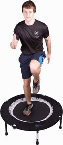 MaXimus PRO Folding Rebounder Trampoline – Compact Fitness Mini Trampoline