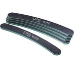 Pure Nails Black Boom Nail Files - 100/180 Grit (Pack Of 5)