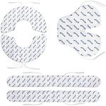 Axion Adhesive Electrode Set Ideal Shape for TENS Therapy on The Neck, Back and Shoulders with 5 Electrode Pads | Reusable Self-Adhesive Electrodes for TENS Units