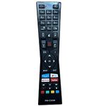 RM-C3338 Replacement compatible JVC Remote Control for 2018 2019 LED TVs compatible for JVC Smart TV/Bush TV Remote with Fplay YouTube Netflix Buttons