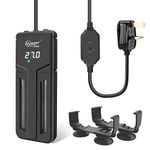 hygger Aquarium Heater, 300W Submersible Fish Tank Heater with Intelligent LED Digital Display Thermostat Controller, for 115-300L Freshwater Saltwater Tank