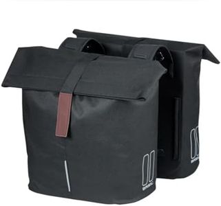 Basil Double Bicycle Bag City Black 28-32 litres