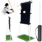 Ball Blitzball Baseball Strike Zone Target,Triangular Shape for More Stability.Ball Backstop Made of Upgraded PVC Assembly