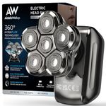 AxiomWarrior Head Shavers for Bald Men: Waterproof Bald Head Shavers for Men Skull - Rechargeable Head Shavers for Bald Men - Cordless Electric Razor for Men for Close Shaving