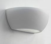 Modern Semi Circular Indoor White Ceramic Wall Light Fixture M0043