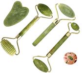 Jade Roller and Gua Sha, Face Roller, Facial Beauty Roller Skin Care Tools, Jade Roller for Face Facial Roller