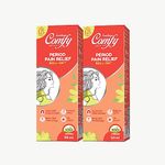 AMRUTANJAN Comfy Period Pain Relief Roll-On 50 Ml Pack Of 2 |Menstrual Cramp Relief| 100% Ayurvedic Period Pain Reliever| Safe & Easy To Use